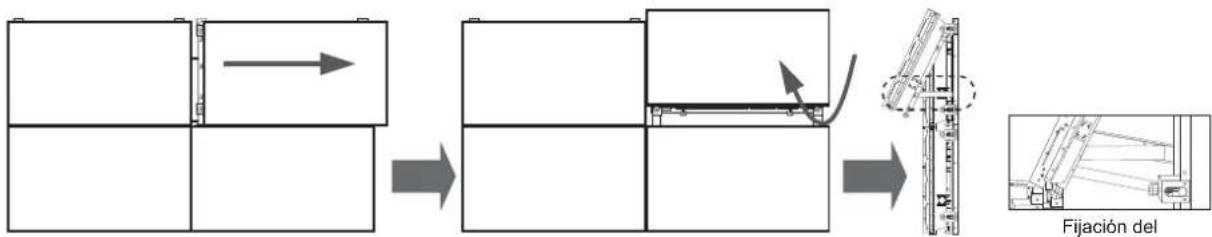 SAMSUNG WMN460UTD - Desmontaje de los monitores de la hilera inferior - 1