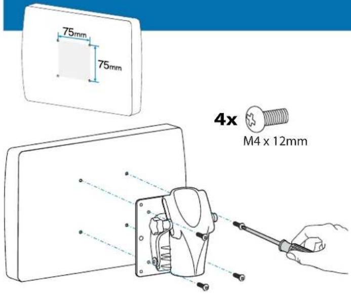 Ergotron LX HD Wall Mount Pivot - Mount Type A TV/Monitor to Arm - 2