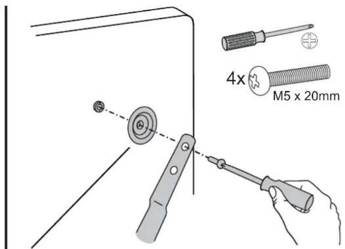 Ergotron LX HD Wall Mount Pivot - M8M5 KIT Instructions - 4