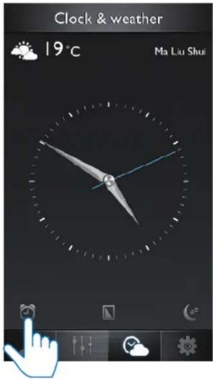 PHILIPS AJ5305D - On the screen below, tap the - 1