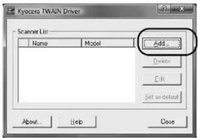 KYOCERA FS-1028MFP/DP/KL3 - Setting TWAIN Driver - 1