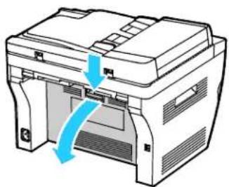 XEROX WorkCentre 3045 - Clearing Paper Jams from the Output Tray - 1