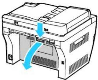 XEROX WorkCentre 3045 - Clearing Paper Jams from the Back of the Printer - 1
