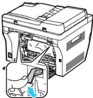 XEROX WorkCentre 3045 - Clearing Paper Jams from the Output Tray - 7