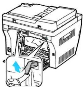 XEROX WorkCentre 3045 - Clearing Paper Jams from the Output Tray - 2