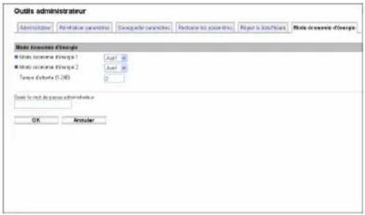 Outils administrateur Administrative Retrieux parameters Extracenter parameters Architects (auxines) Input to data sources Fonds d'œuvre d'exemple Mota Occurrence d'exemple Mota Occurrence d'exemple 1 Mota Occurrence d'exemple 2 Temp de l'option (1.246) Output du produit de temps administrateurs en OK Annuler