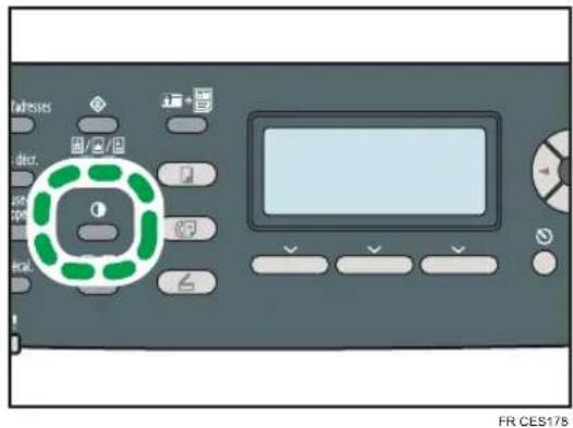 KYOCERA FS-C1020MFP+ - Ajuster la densité d'image - 1