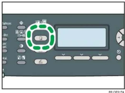 KYOCERA FS-C1020MFP+ - Opération de base à l'aide de l'écran de menu - 1