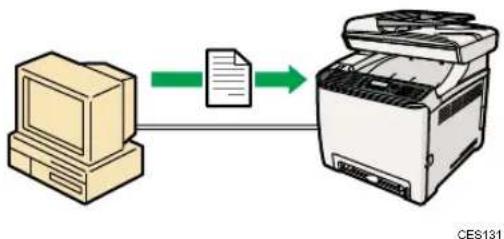 KYOCERA FS-C1020MFP+ - Connexion via USB - 1