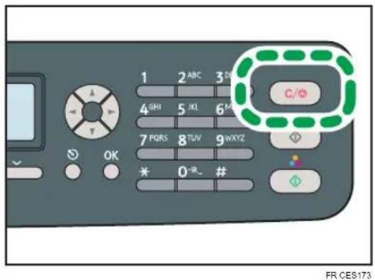 KYOCERA FS-C1020MFP+ - Annulation pendant l'envoi d'un fax - 2