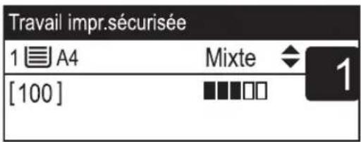Travail impr.sécurisée 1 A4 Mixte 1 [100]