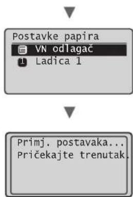 CANON i-Sensys MF4730 - Postavljanje vrste i veličine papira - 3
