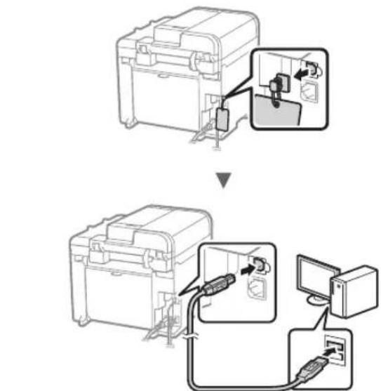 CANON i-Sensys MF4730 - Verbindung über ein USB-Kabel - 1