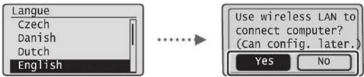 CANON i-Sensys MF4730 - Specifying the Initial Settings - 1