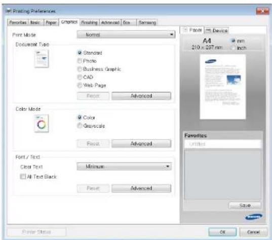 SAMSUNG SCX-8128NA - Graphics tab - 1