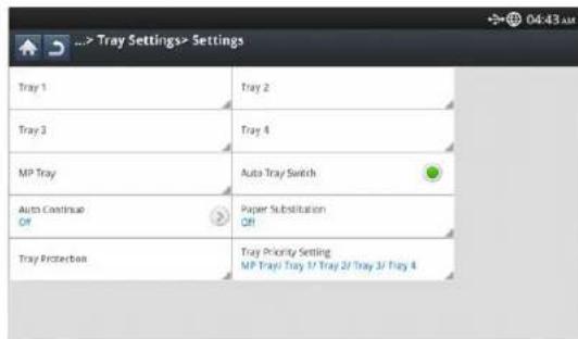 SAMSUNG SCX-8128NA - Setting the paper type - 1