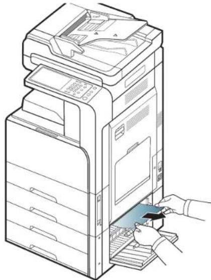 SAMSUNG SCX-8128NA - Paper jam in tray 3, 4 - 3
