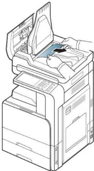 SAMSUNG SCX-8128NA - Original paper jam inside of scanner - 5