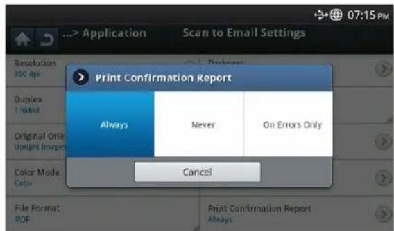 SAMSUNG SCX-8128NA - Setting job completion notification - 2