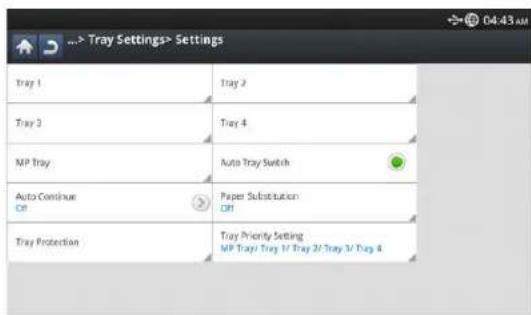 SAMSUNG SCX-8128NA - Tray priority setting - 1