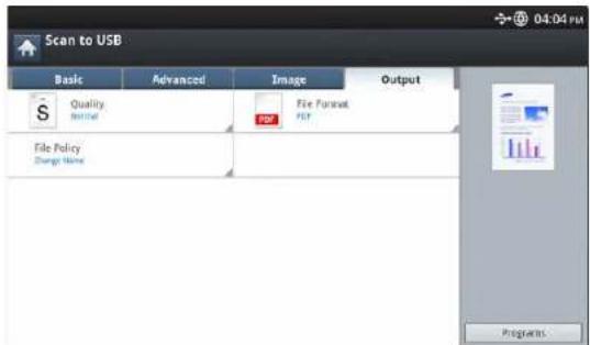 SAMSUNG SCX-8128NA - Image tab - 2