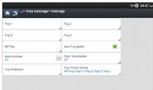 SAMSUNG SCX-8128NA - Setting the tray confirmation message - 1