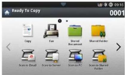 SAMSUNG SCX-8128NA - Understanding the Shared Folder screen - 1