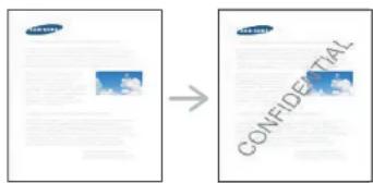 SAMSUNG SCX-8128NA - Using watermarks - 1