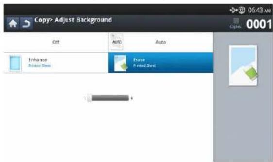 SAMSUNG SCX-8128NA - Adjusting background - 1