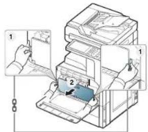 SAMSUNG SCX-8128NA - Cleaning paper dust stick and chargers of imaging units - 3