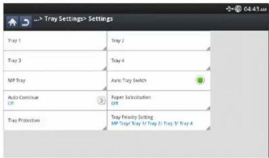 SAMSUNG SCX-8128NA - Setting the paper size - 1