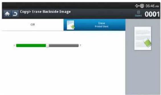 SAMSUNG CLX-9251NA - Erasing backside Images - 1