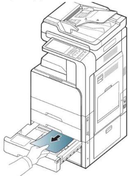 SAMSUNG CLX-9251NA - Paper jam in tray 3, 4 - 5