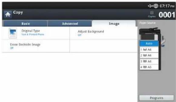 SAMSUNG CLX-9251NA - Image tab - 1