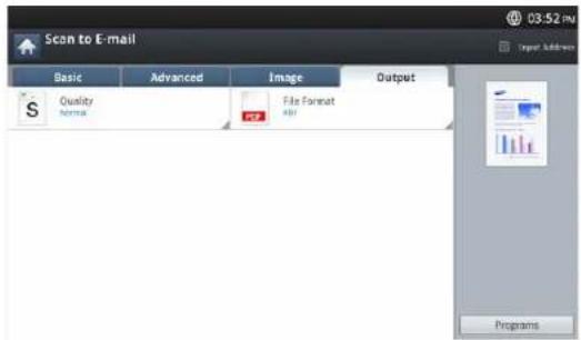 SAMSUNG CLX-9251NA - Image tab - 2