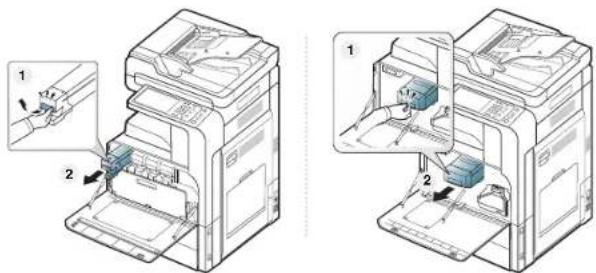 SAMSUNG CLX-9251NA - Replacing the toner cartridge - 3