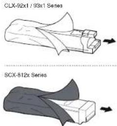 SAMSUNG CLX-9251NA - Replacing the toner cartridge - 4