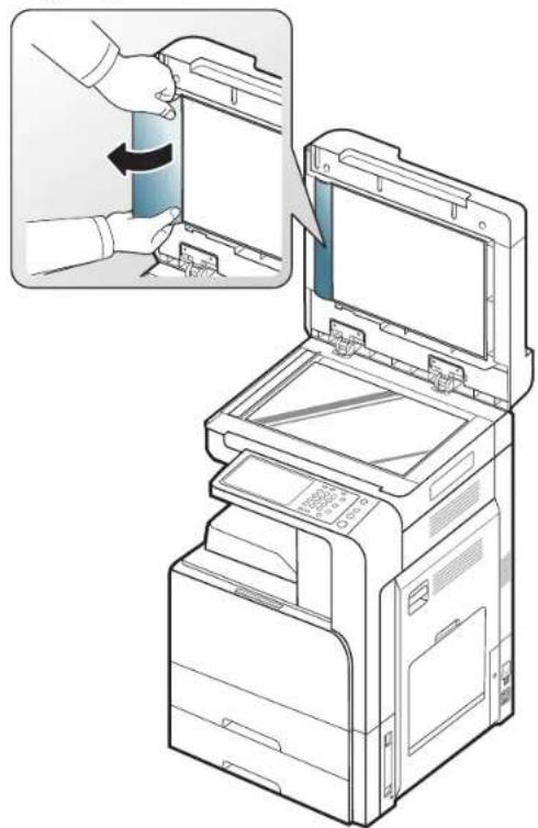 SAMSUNG CLX-9251NA - Original paper jam inside of scanner - 7
