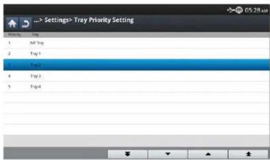 SAMSUNG CLX-9251NA - Tray priority setting - 2