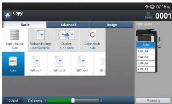 SAMSUNG CLX-9251NA - Understanding the copy screen - 2