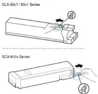 SAMSUNG CLX-9251NA - Replacing the toner cartridge - 6