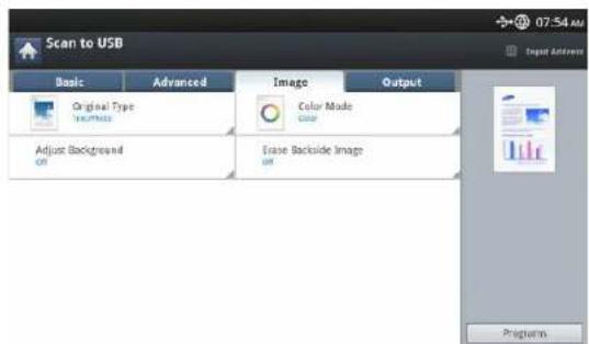 SAMSUNG CLX-9251NA - Image tab - 1