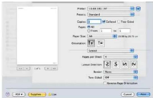 SAMSUNG CLX-9251NA - Printing multiple pages on one sheet of paper - 1