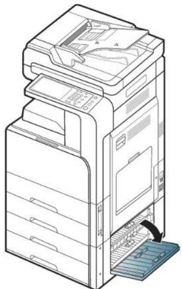 SAMSUNG CLX-9251NA - Paper jam in tray 3, 4 - 2