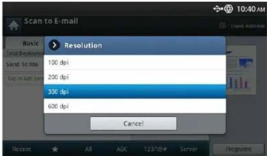 SAMSUNG CLX-9251NA - Changing the resolution - 1