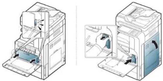 SAMSUNG CLX-9251NA - Replacing the waste toner container - 3
