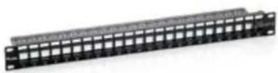 Equip RJ45 Connectors - Cat.6 Keystone Patch Panel - Shielded - 1