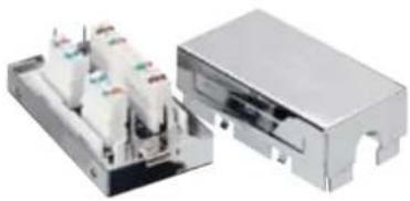 Equip RJ45 Connectors - Cat.5e Shielded Modular Inline Coupler - 1