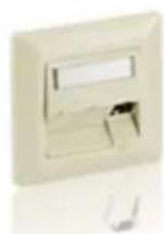 Equip RJ45 Connectors - Cat.5e German Modular Outlet Set - Retail - 1