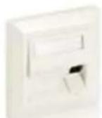 Equip RJ45 Connectors - Cat.5e German Modular Outlet Set - Retail - 2